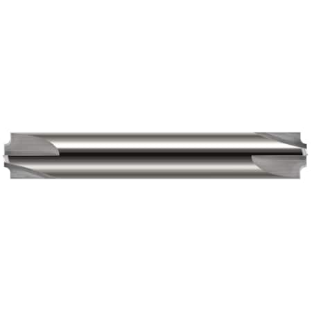 Corner Rounding End Mill - 4 Flute - Flared, 0.0390, Pilot Dia.: 0.1070